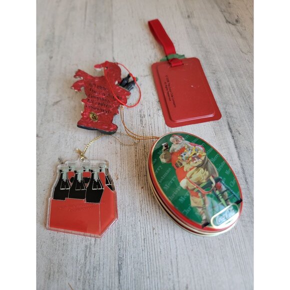 Vintage coke bottle Santa Claus stalking variety unique set decor - Picture 7 of 8
